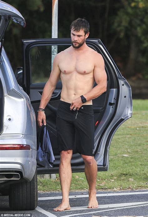Chris Hemsworth goes semi-nude in Thor: Love and Thunder. Chris revealed that he's been low-key manifesting his Marvel nudity since the first Thor movie back in 2011 . He did lots of squats to ...